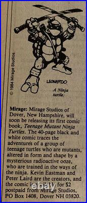 1984 Fantagraphics Comics Journal #89 1st Teenage Mutant Ninja Turtles Cgc 9.8
