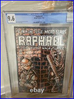 1985 Teenage Mutant Ninja Turtles Raphael 1 CGC 9.6 1st Casey Jones 1st Print