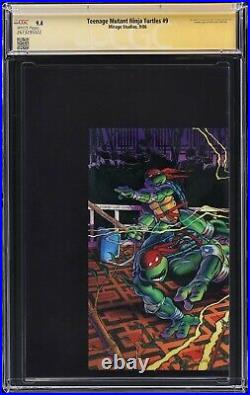 1986 Mirage Teenage Mutant Ninja Turtles #9 CGC 9.4 signed by Kevin Eastman