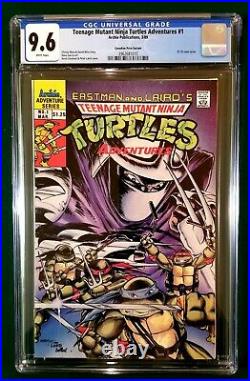 1989 Teenage Mutant Ninja Turtles # 1 Archie Canadian Price Variant CGC 9.6