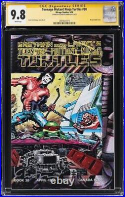 1990 Mirage Teenage Mutant Ninja Turtles #30 CGC 9.8 SS signed Kevin Eastman