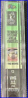 1994 Teenage Mutant Ninja Turtles The Movie Sealed VHS Tape CGC 9.4