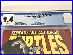 1996 Image Teenage Mutant Ninja Turtles #16 Scare Print Only 1 On Census Cgc 9.4