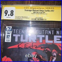 2019 Teenage Mutant Ninja Turtles Comic #96 CGC Graded 9.8 Signed Kevin Eastman
