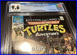 Archie Teenage Mutant Ninja Turtles Adventures 1 Cgc 9.6 First App Krang Bebop
