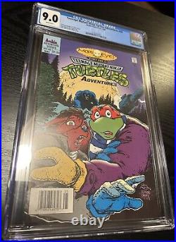 Archie Teenage Mutant Ninja Turtles Adventures 68 CGC 9.0 Comic Newsprint