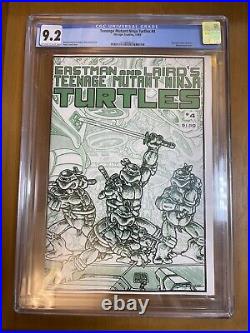 CGC 9.2 Teenage Mutant Ninja Turtles #4 1985 Mirage