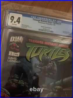 CGC 9.4 Teenage Mutant Ninja Turtles Dealer Incentive #1 Dreamwave 2003 TMNT