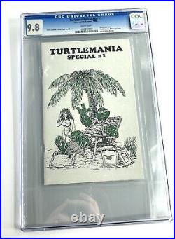 CGC 9.8 TURTLEMANIA SPECIAL #1 Rare TMNT Teenage Mutant Ninja Turtles 1986