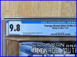 CGC 9.8 Teenage Mutant Ninja Turtles #2 1984 First Printing Mirage Studios