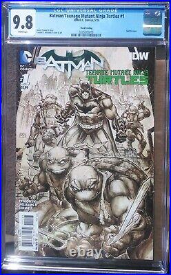 Cgc 9.8 Batman Teenage Mutant Ninja Turtles #1 Rare Third Printing