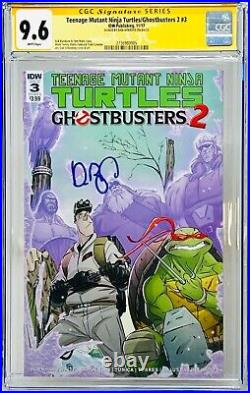 Dan Aykroyd Signed CGC SS 9.6 Teenage Mutant Ninja Turtles Ghostbusters 2 #3