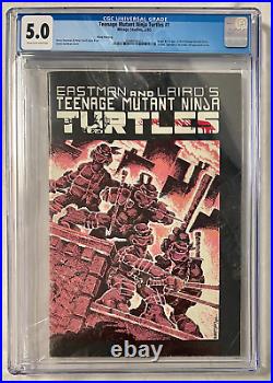Eastman and Laird's Teenage Mutant Ninja Turtles #1 (Third Printing) CGC 5.0