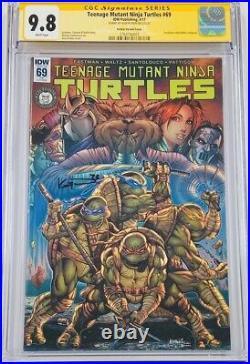 IDW TMNT Teenage Mutant Ninja Turtles #69 Signed by Alex Kotkin CGC 9.8 SS