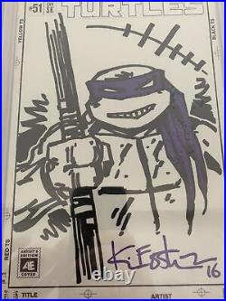 Kevin Eastman Signed Sketch Donatello Teenage Mutant Ninja Turtles Comic CGC 9.8
