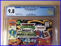Mighty Mutanimals #1 CGC 9.8 WP (1991, Archie) TMNT present, Ninja Turtles