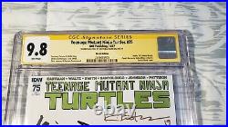 Ninja Turtles #75 Cgc Ss 9.8 Signed & Sketched By Kevin Eastman Exclusive Blank