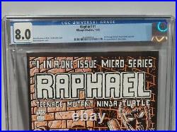 RAPHAEL TEENAGE MUTANT NINJA TURTLES #1 (1985) CGC GRADE 8.0 1st PRINTING