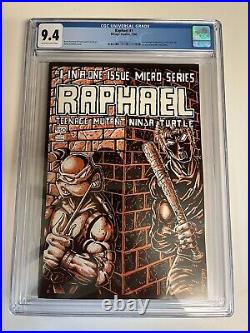 Raphael #1 (1985) Teenage Mutant Ninja Turtles TMNT CGC 9.4 FREE SHIPPING