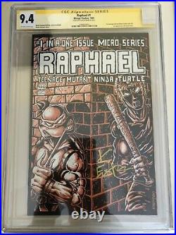 Raphael 1 CGC 9.4 SS Signature Mirage 1985 1st Teenage Mutant Ninja Turtles