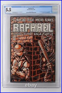 Raphael #1 Mirage 1985 CGC 5.5 1st Teenage Mutant Ninja Turtles spin-off. 1st