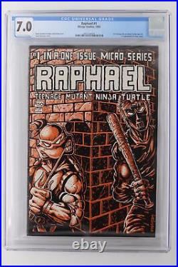 Raphael #1 Mirage 1985 CGC 7.0 1st Teenage Mutant Ninja Turtles spin-off. 1st