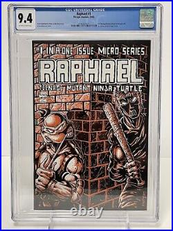 Raphael Teenage Mutant Ninja Turtles #1 CGC 9.4 OWithWP Mirage Studios 1985