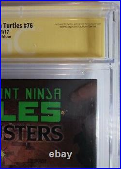 Signed Cgc Tmnt #76 Alex Kotkin Sketch Variant Teenage Mutant Ninja Turtles