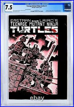 TEENAGE MUTANT NINJA TURTLES #1 2nd Print CGC 7.5 1st Appearance TMNT 1984