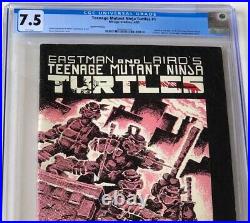 TEENAGE MUTANT NINJA TURTLES #1 3RD PRINT CGC 7.5 Third Printing Mirage 1985