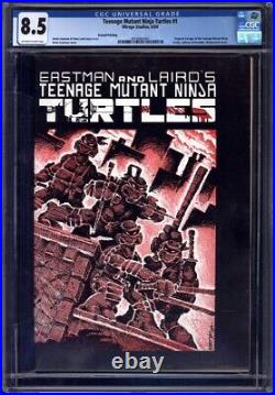 TEENAGE MUTANT NINJA TURTLES #1 CGC 8.5 2nd Printing