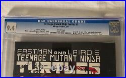 TEENAGE MUTANT NINJA TURTLES #1 CGC 9.4 1st Edition 2nd Print White Pages! TMNT