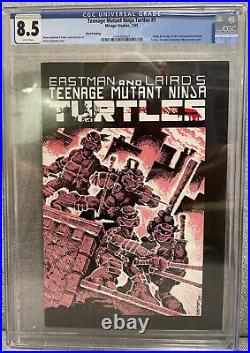 TEENAGE MUTANT NINJA TURTLES #1 Mirage 1985 CGC 8.5 3rd Print! TMNT