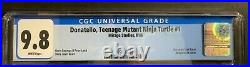 TEENAGE MUTANT NINJA TURTLES DONATELLO #1 (8/86) CGC 9.8 (WithP) BRAND NEW CASE
