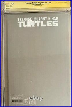 TMNT #100 Variant CGC SS 9.8 SIGNED Kevin Eastman Ben Bishop Mutant Ninja Turtle