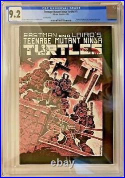 TMNT #1 3rd print CGC 9.2 WHITE pages First Teenage Mutant Ninja Turtles