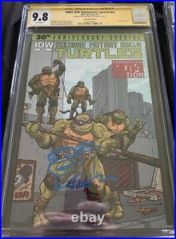 TMNT 30th Anniversary Special (2014) Signed & Sketch By Kevin Eastman CGC 9.8