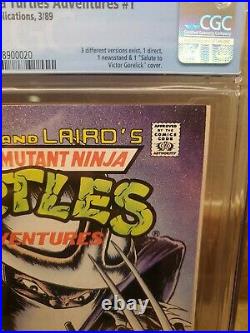 TMNT Adventures #1 CGC 9.8 1989 Archie Amricons teenage mutant ninja turtles