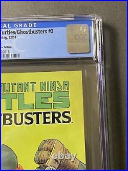 TMNT Ghostbusters #3 CGC 9.4 Teenage Mutant Ninja Turtles Eastman Sub Variant