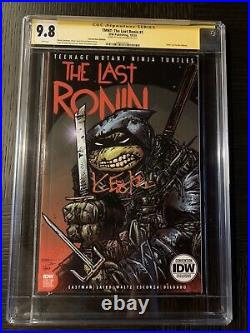 TMNT Last Ronin #1 NYCC Variant CGC SS 9.8 SIGNED Eastman Mutant Ninja Turtles