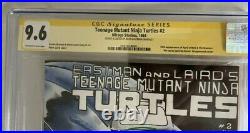 TMNT Teenage Mutant Ninja Turtles #2 First Print CGC 9.6 Signed SS Kevin Eastman