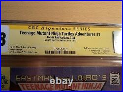TMNT Teenage Mutant Ninja Turtles Adventures #1 CGC 9.8 Signed SS NM/M 1989