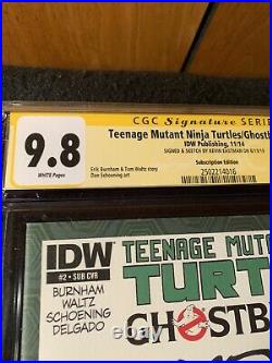 TMNT Teenage Mutant Ninja Turtles Ghostbusters #2 CGC 9.8 Signature Series Rare
