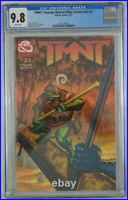 TMNT Teenage Mutant Ninja Turtles Vol. 4 #31 CGC 9.8 Peter Laird -white pages