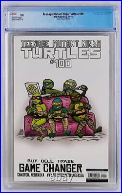 Teenage Mutant Ninja Turtles #100 CGC 9.8 Game Changer Neal Adams Variant Cover