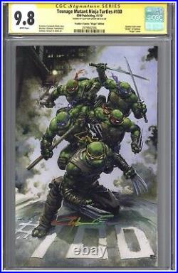 Teenage Mutant Ninja Turtles #100 CGC 9.8 SS Frankies Virgin Clayton Crain