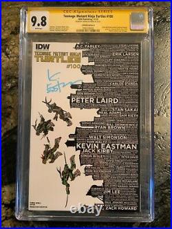 Teenage Mutant Ninja Turtles #100 CGC 9.8 Signd by Kevin Eastman-Skyline variant