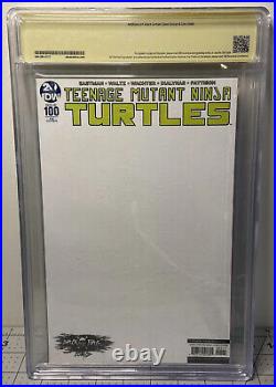 Teenage Mutant Ninja Turtles #100? Cbcs Ss 9.8 No Cgc Johnny Desjardins Sig