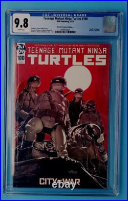 Teenage Mutant Ninja Turtles #100 Cgc 9.8? Idw Return Of Splinter! Cover A
