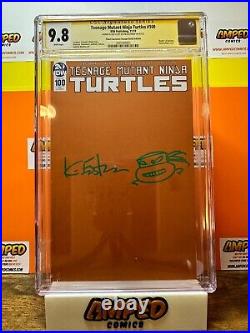 Teenage Mutant Ninja Turtles #100 Orange Cover Signed & Sketched Eastman Cgc 9.8